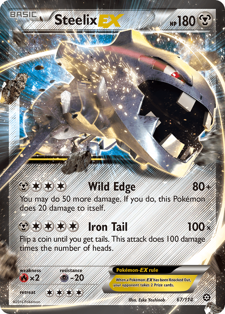 Steelix-EX, kortbilde fra pokemontcg.io