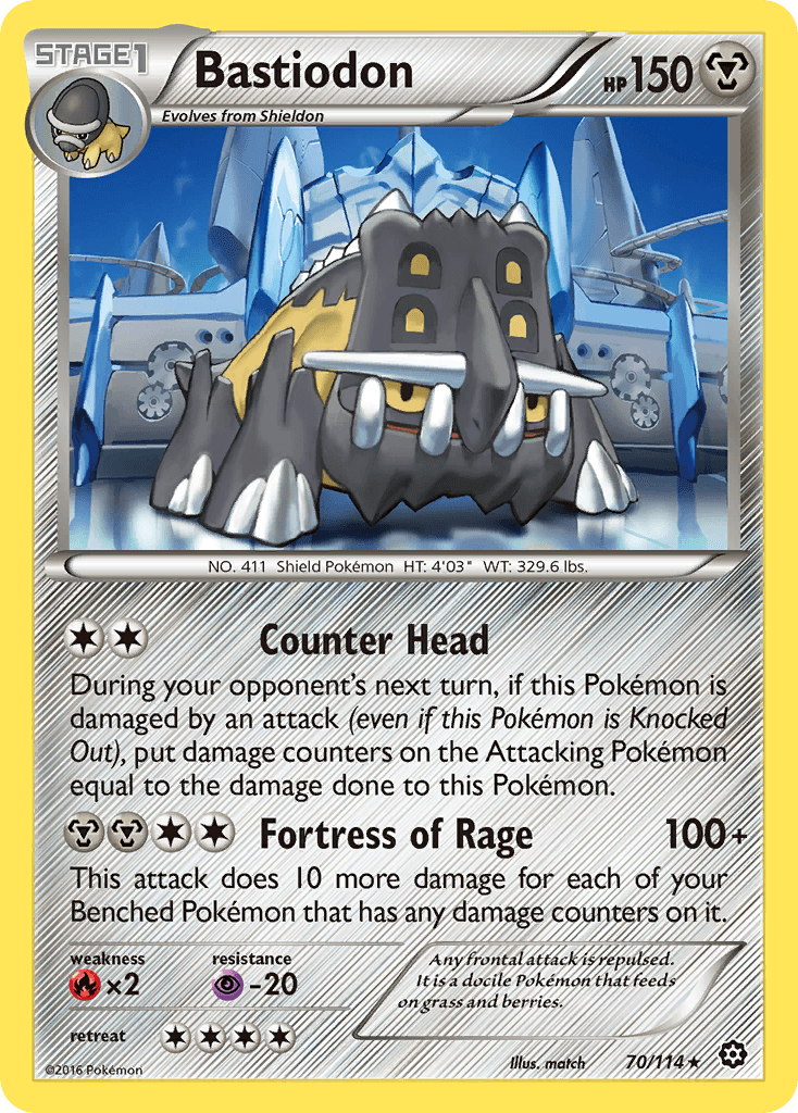 Bastiodon, kortbilde fra pokemontcg.io
