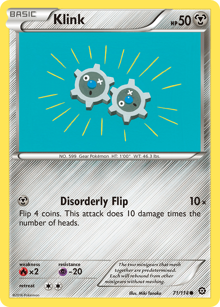 Klink, kortbilde fra pokemontcg.io