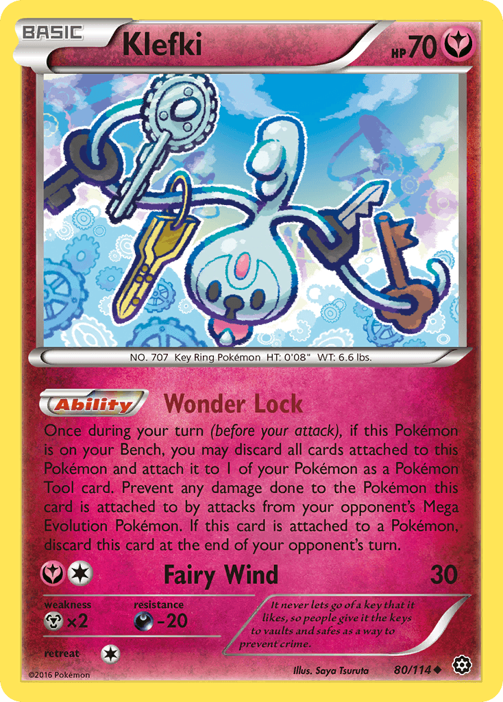 Klefki, kortbilde fra pokemontcg.io