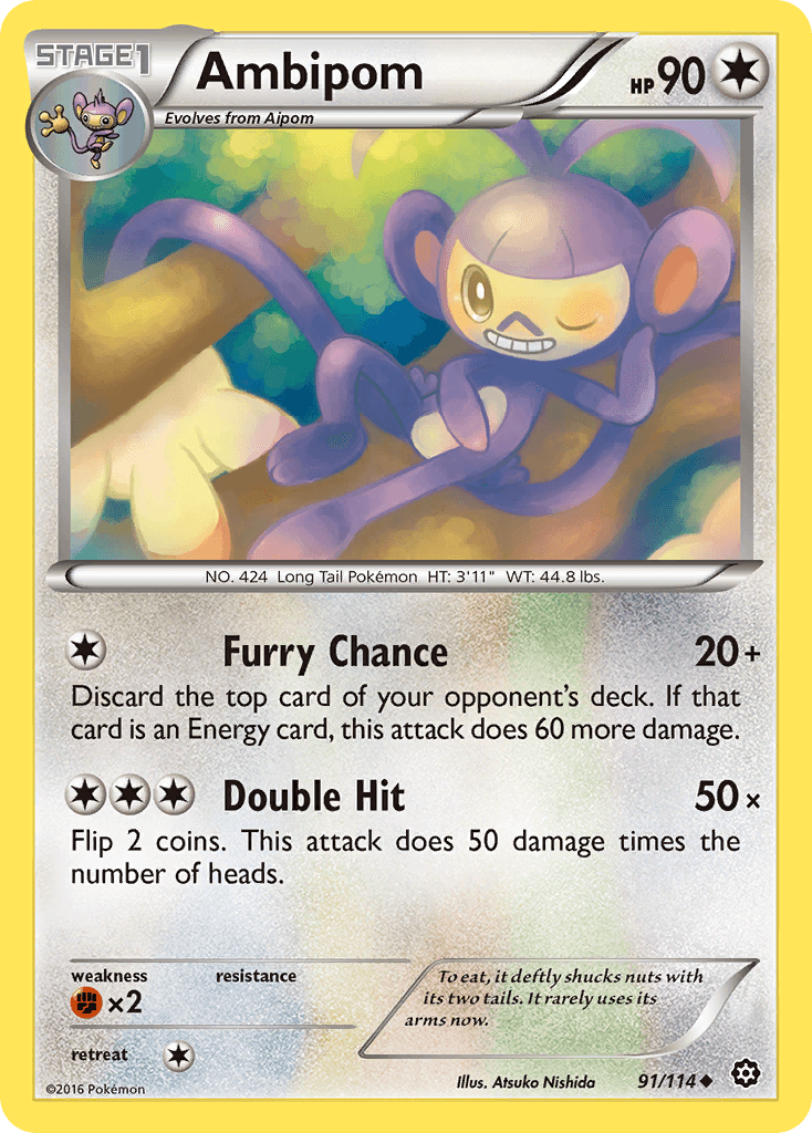 Ambipom, kortbilde fra pokemontcg.io