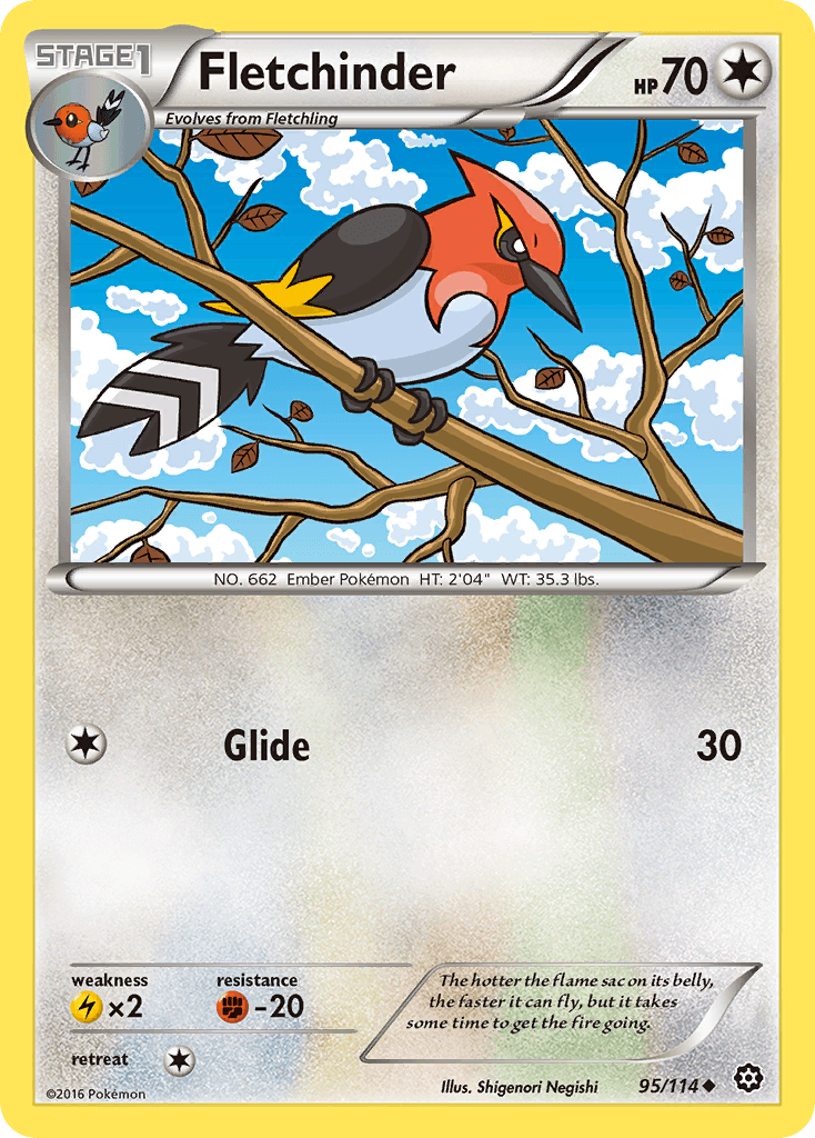 Fletchinder, kortbilde fra pokemontcg.io
