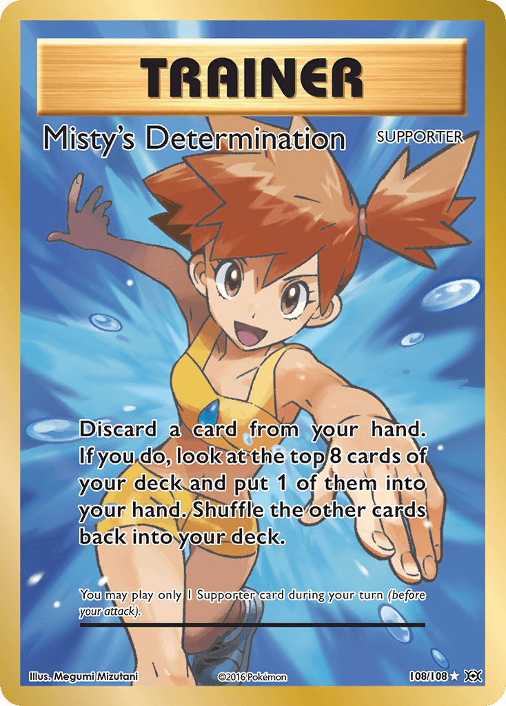 Misty's Determination, kortbilde fra pokemontcg.io