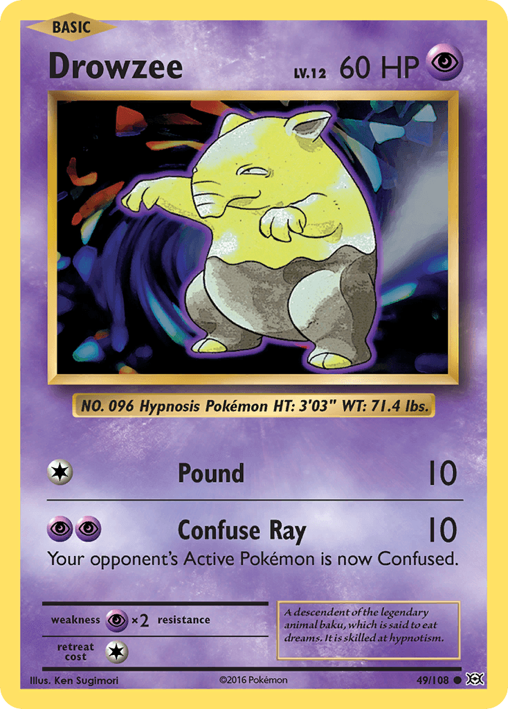 Drowzee, kortbilde fra pokemontcg.io