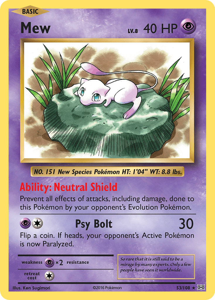 Mew, kortbilde fra pokemontcg.io
