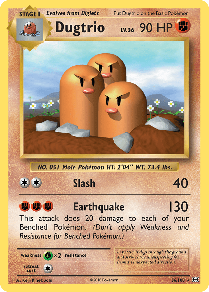 Dugtrio, kortbilde fra pokemontcg.io