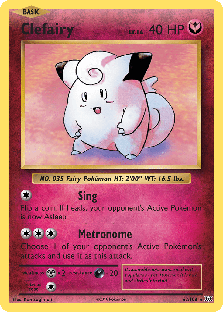 Clefairy, kortbilde fra pokemontcg.io