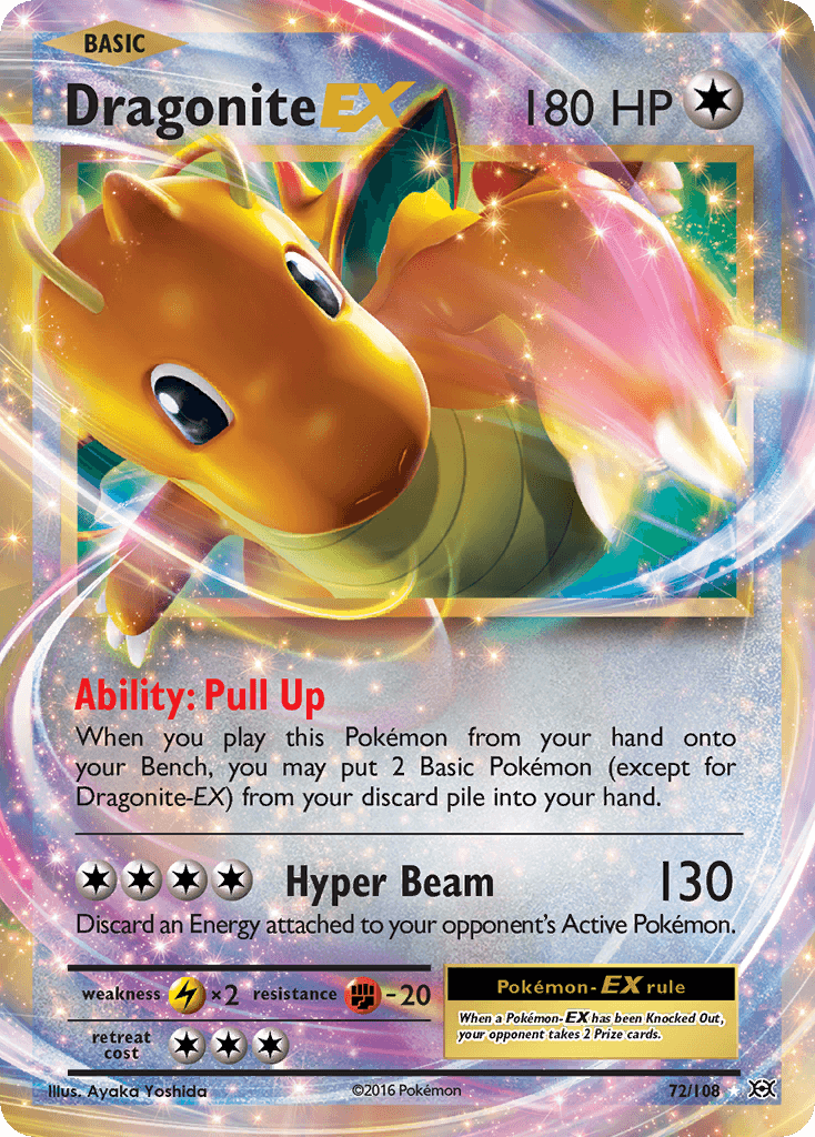 Dragonite-EX, kortbilde fra pokemontcg.io