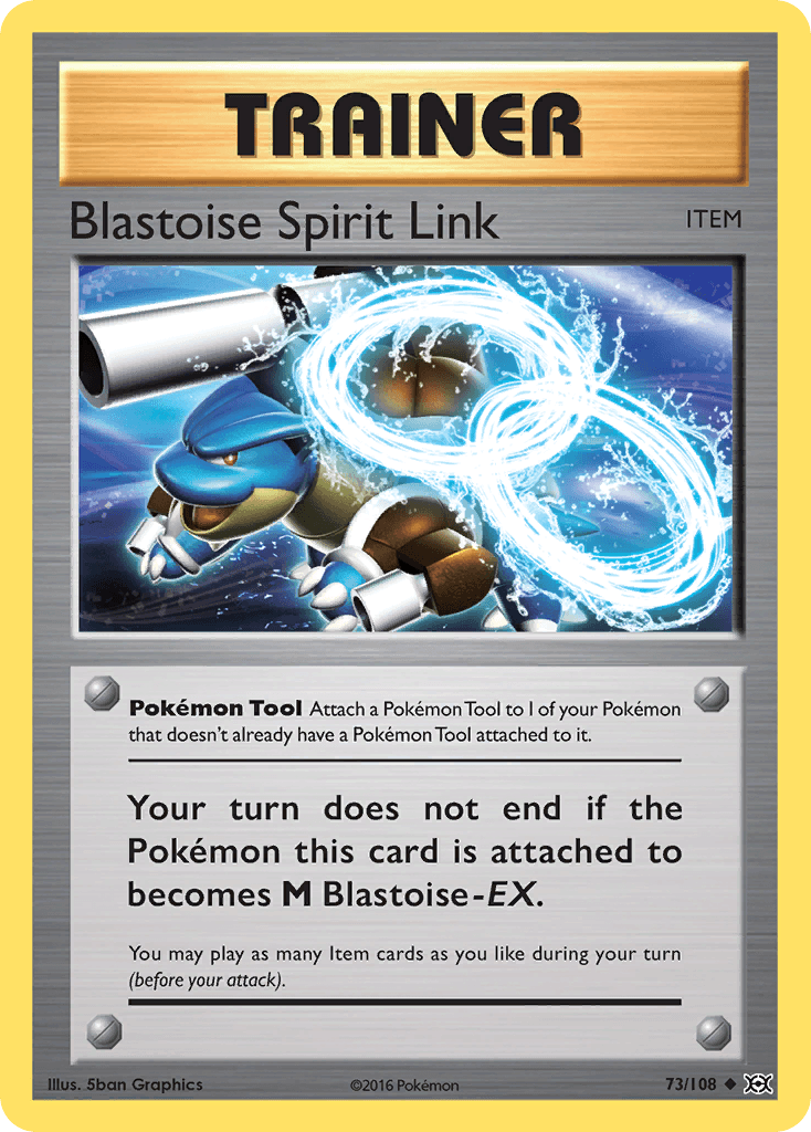Blastoise Spirit Link, kortbilde fra pokemontcg.io