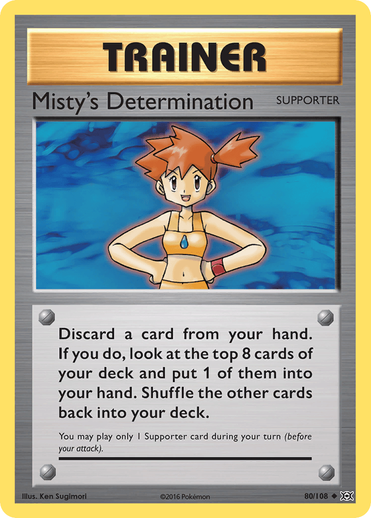 Misty's Determination, kortbilde fra pokemontcg.io