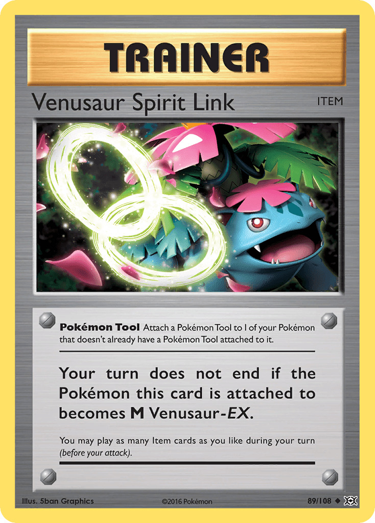 Venusaur Spirit Link, kortbilde fra pokemontcg.io