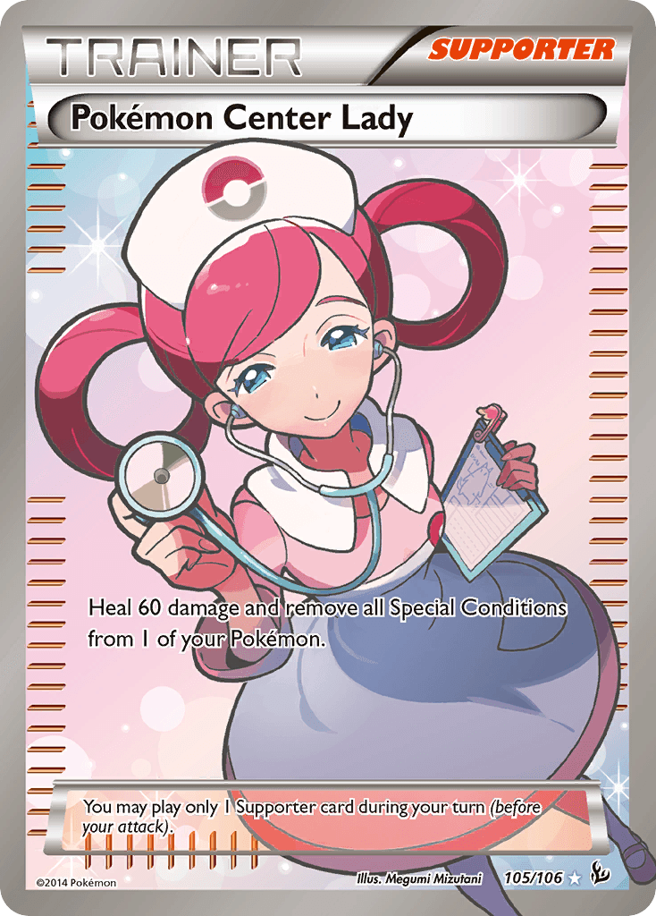 Pokémon Center Lady, kortbilde fra pokemontcg.io