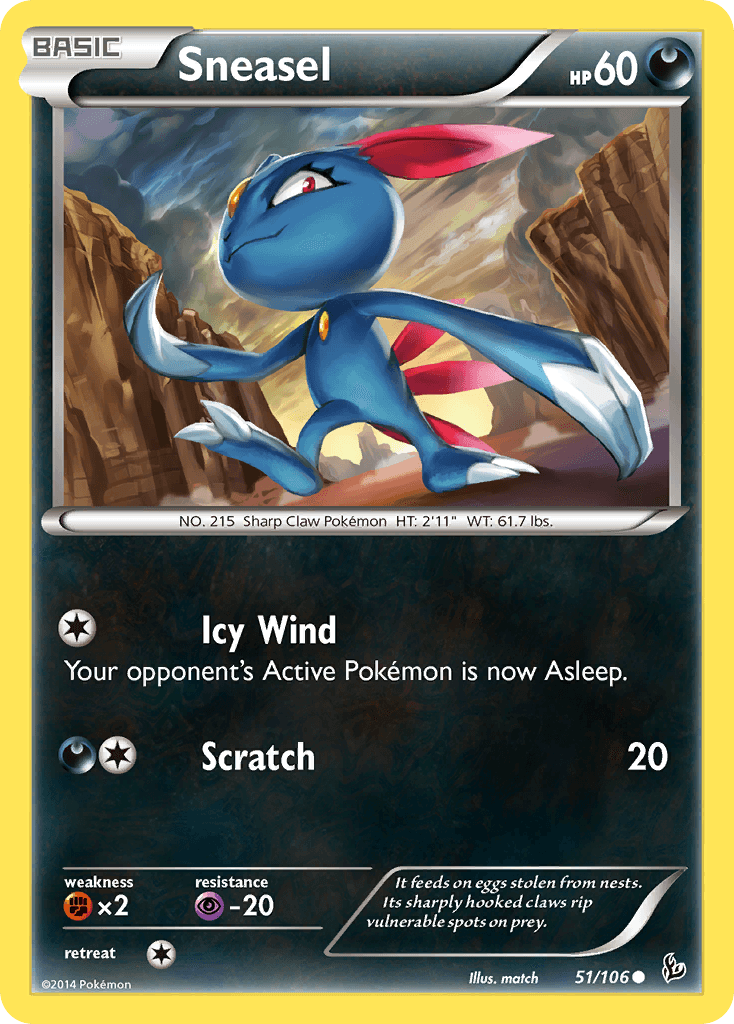 Sneasel, kortbilde fra pokemontcg.io