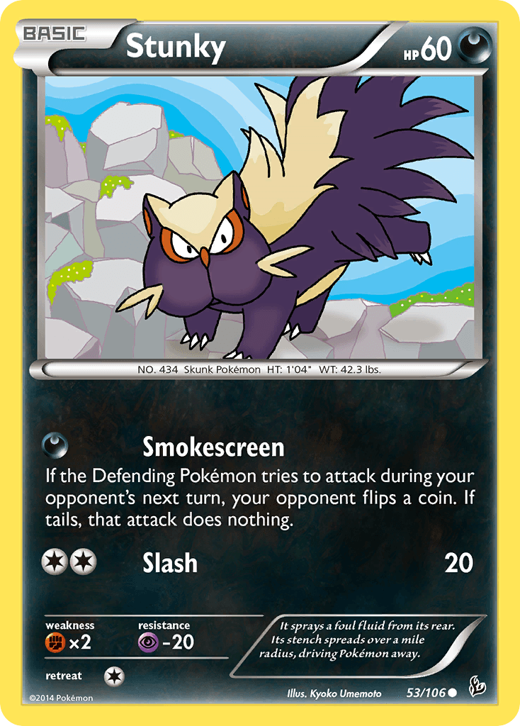Stunky, kortbilde fra pokemontcg.io