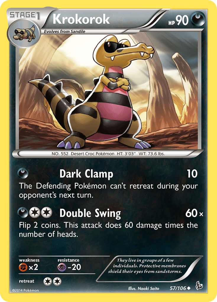 Krokorok, kortbilde fra pokemontcg.io