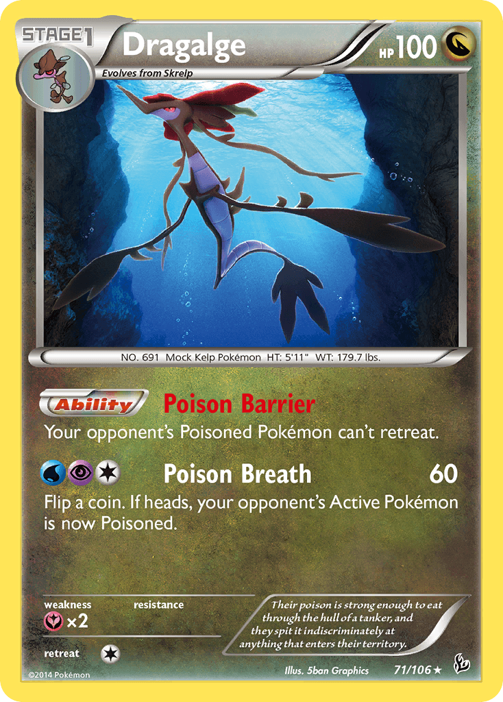 Dragalge, kortbilde fra pokemontcg.io