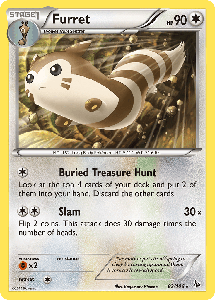 Furret, kortbilde fra pokemontcg.io