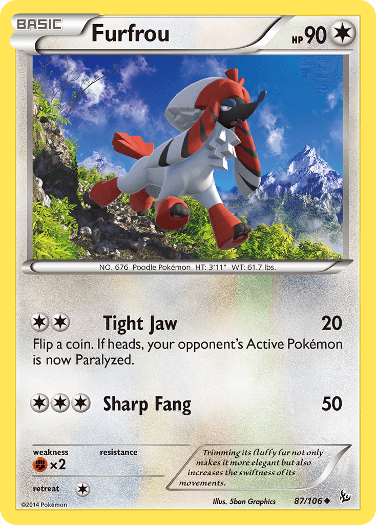Furfrou, kortbilde fra pokemontcg.io