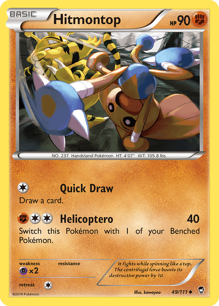 Hitmontop, kortbilde fra pokemontcg.io