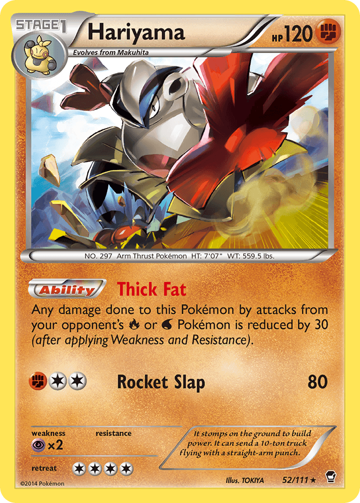 Hariyama, kortbilde fra pokemontcg.io