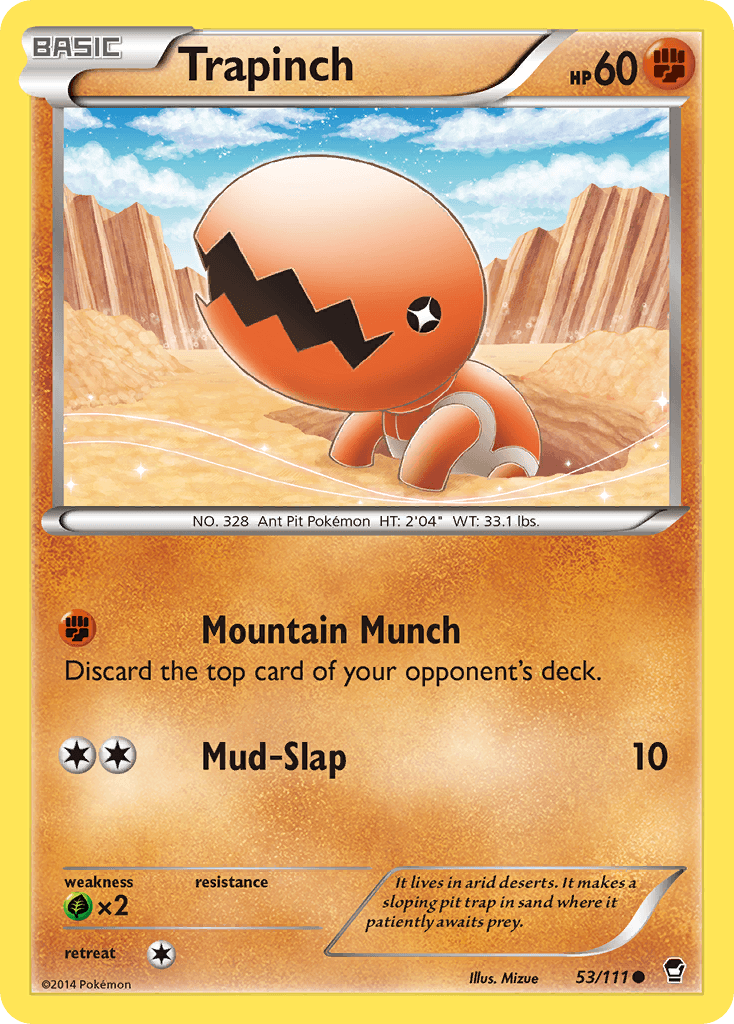 Trapinch, kortbilde fra pokemontcg.io