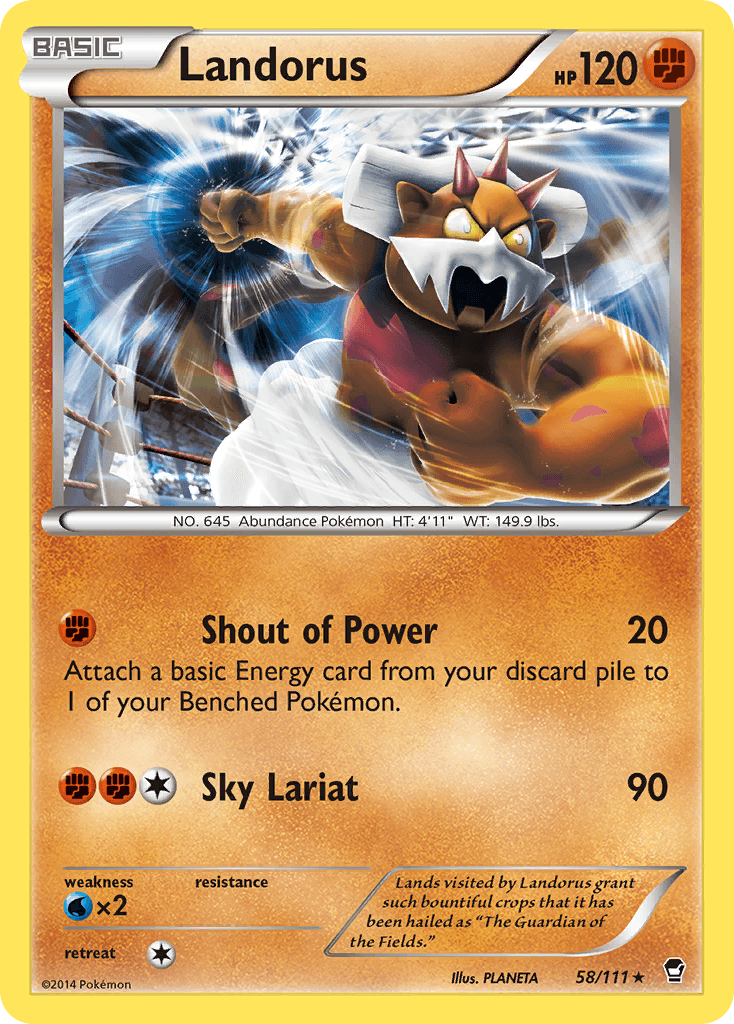 Landorus, kortbilde fra pokemontcg.io