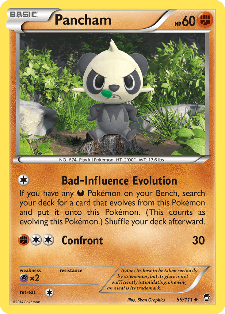 Pancham, kortbilde fra pokemontcg.io