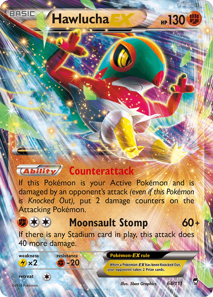 Hawlucha-EX, kortbilde fra pokemontcg.io