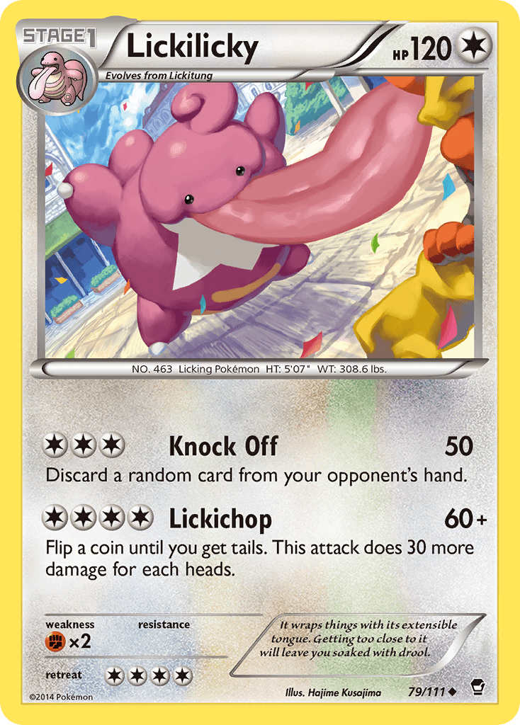 Lickilicky, kortbilde fra pokemontcg.io