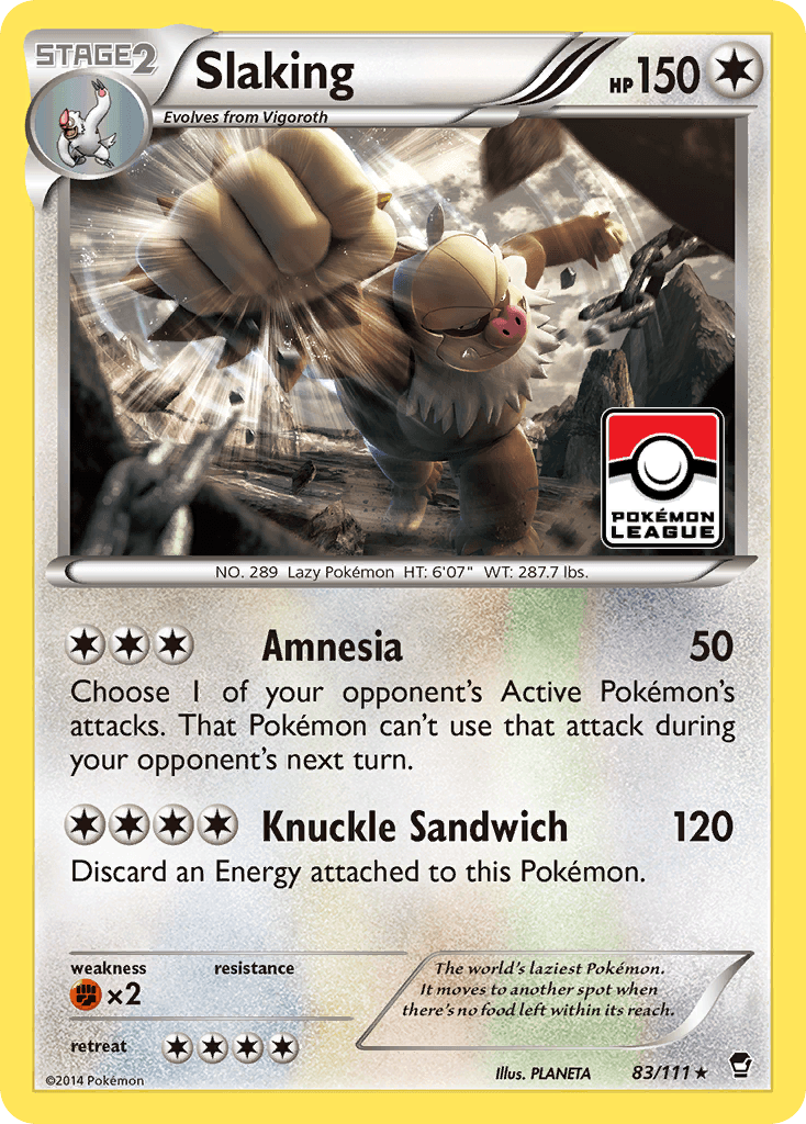 Slaking, kortbilde fra pokemontcg.io