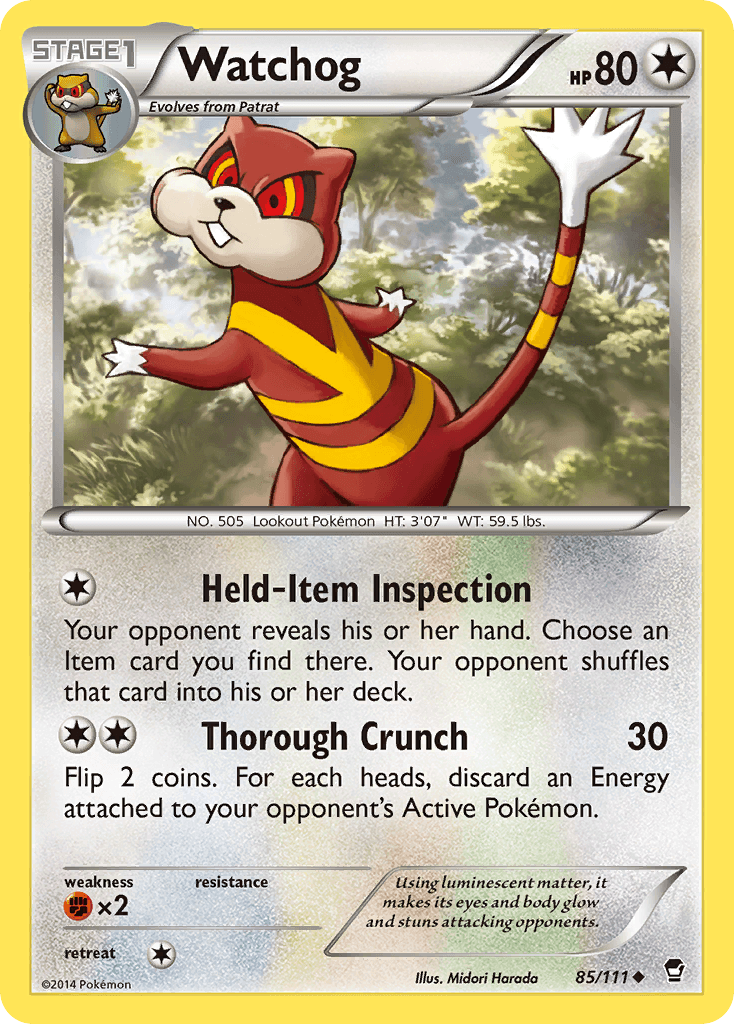 Watchog, kortbilde fra pokemontcg.io
