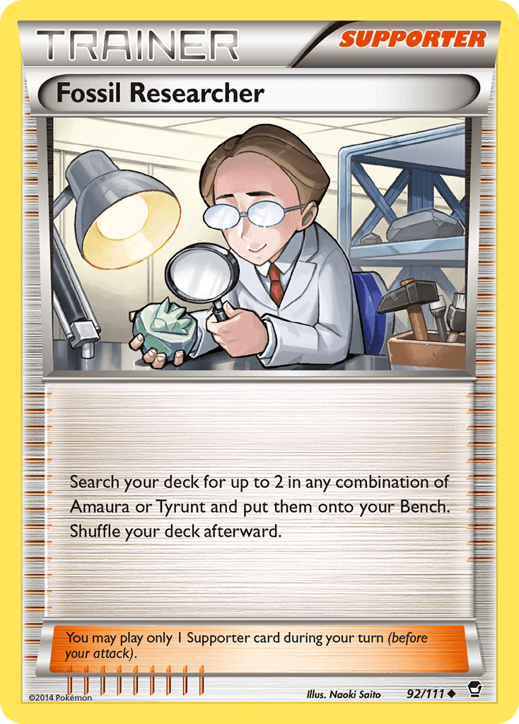 Fossil Researcher, kortbilde fra pokemontcg.io