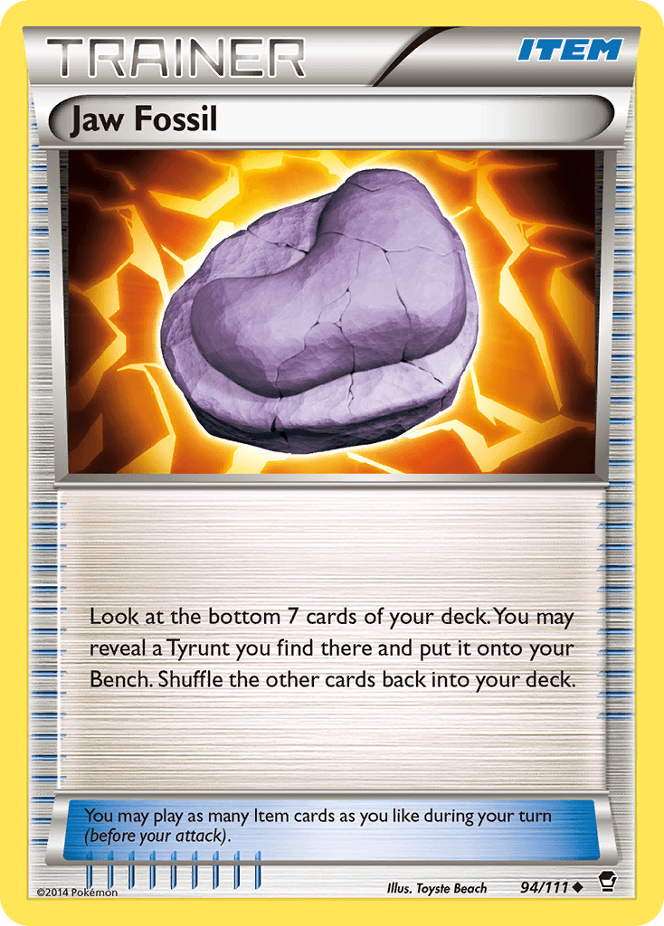 Jaw Fossil, kortbilde fra pokemontcg.io