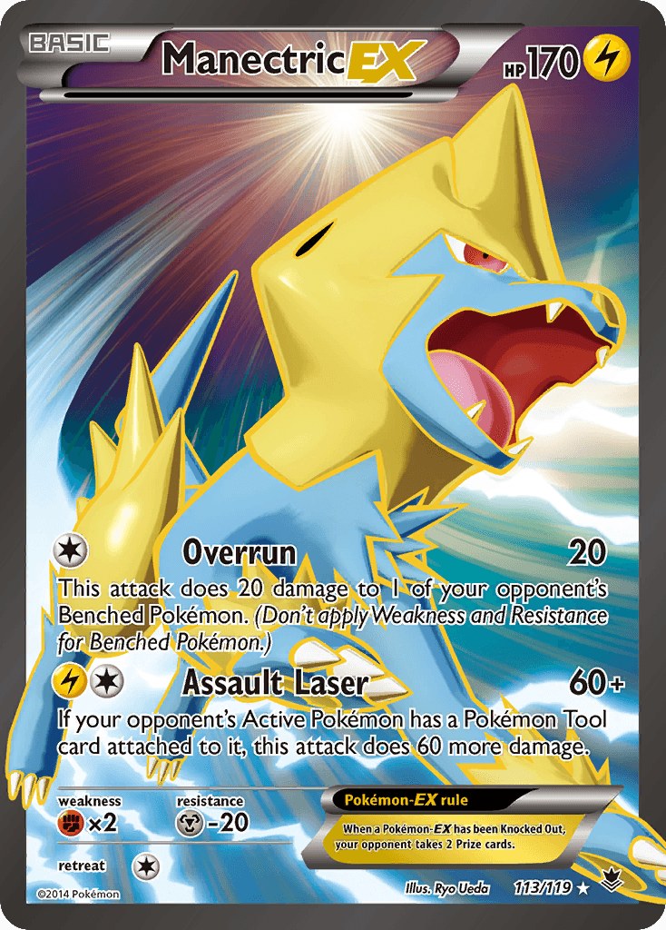 Manectric-EX, kortbilde fra pokemontcg.io