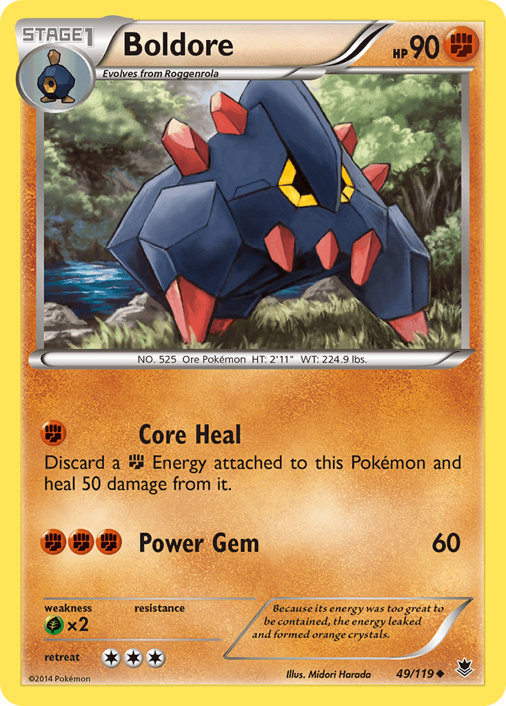 Boldore, kortbilde fra pokemontcg.io