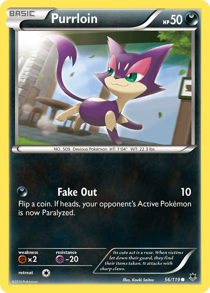 Purrloin, kortbilde fra pokemontcg.io