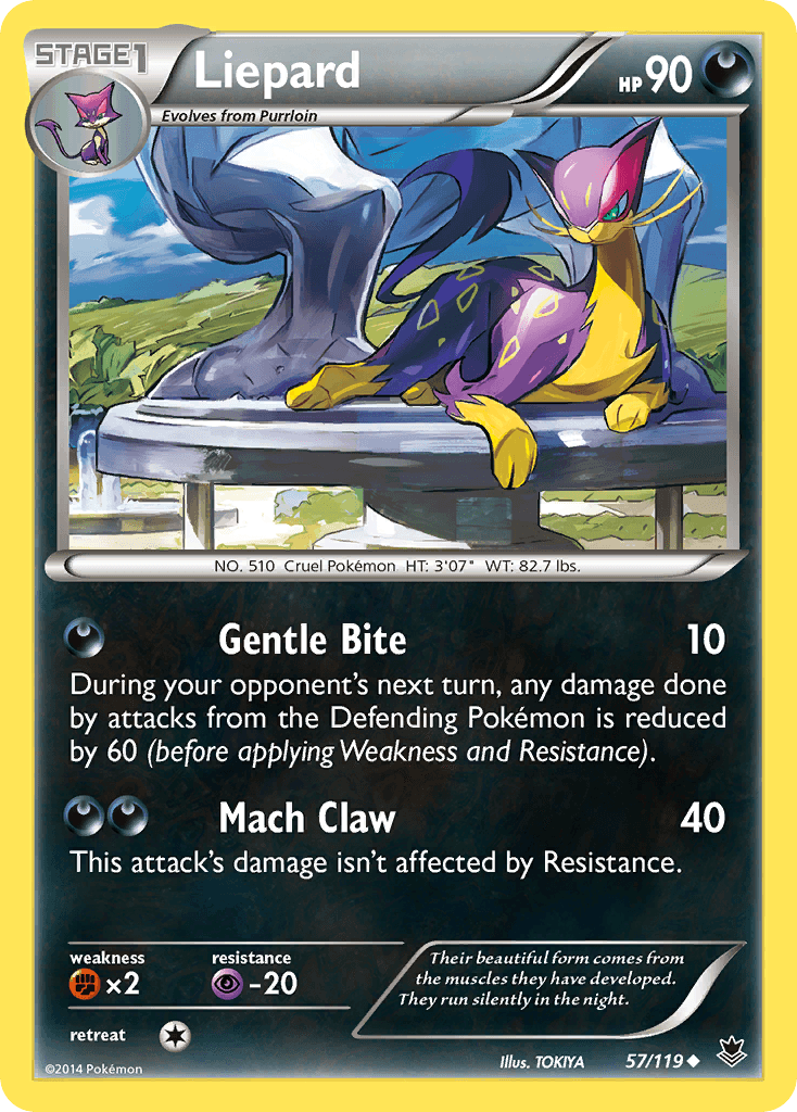 Liepard, kortbilde fra pokemontcg.io