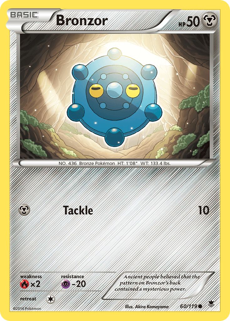 Bronzor, kortbilde fra pokemontcg.io