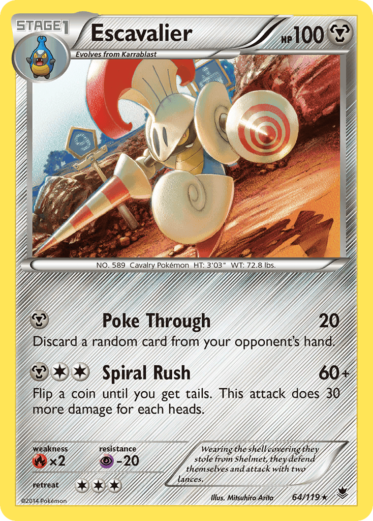 Escavalier, kortbilde fra pokemontcg.io