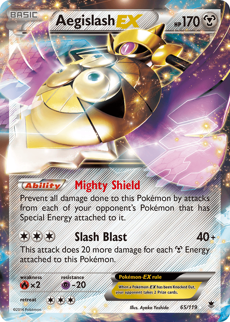 Aegislash-EX, kortbilde fra pokemontcg.io