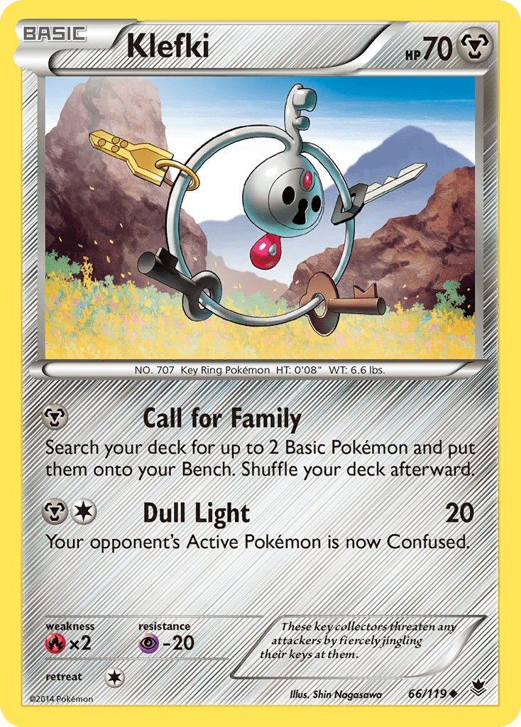 Klefki, kortbilde fra pokemontcg.io