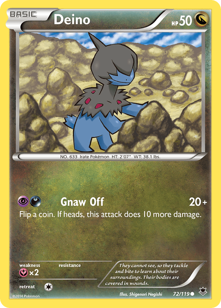 Deino, kortbilde fra pokemontcg.io
