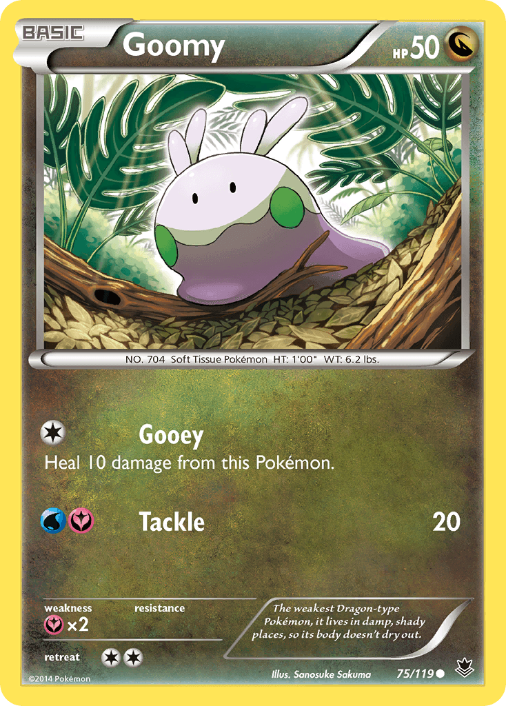 Goomy, kortbilde fra pokemontcg.io