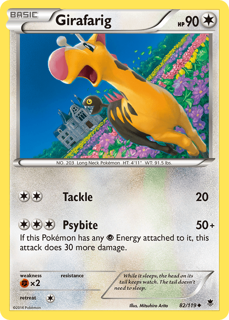 Girafarig, kortbilde fra pokemontcg.io