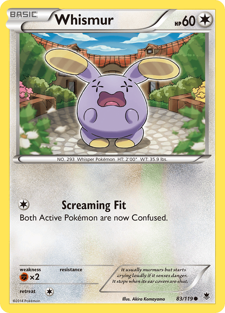 Whismur, kortbilde fra pokemontcg.io