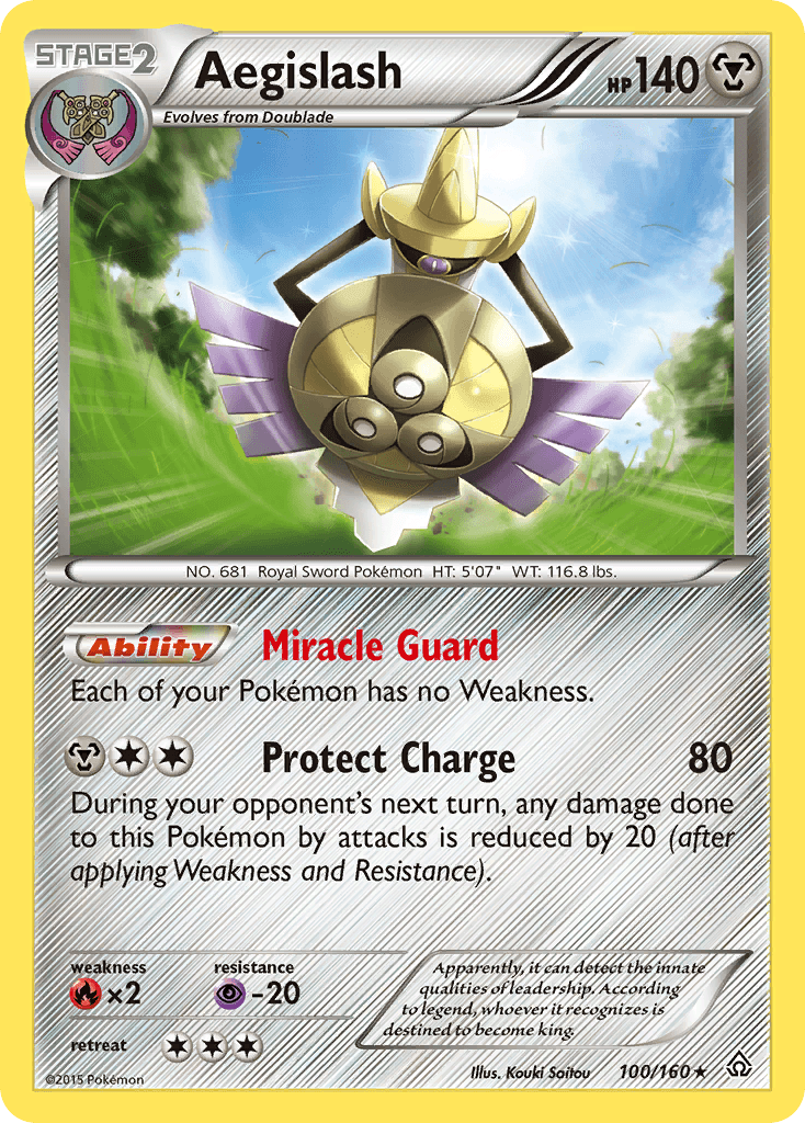 Aegislash, kortbilde fra pokemontcg.io