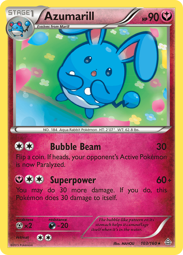Azumarill, kortbilde fra pokemontcg.io