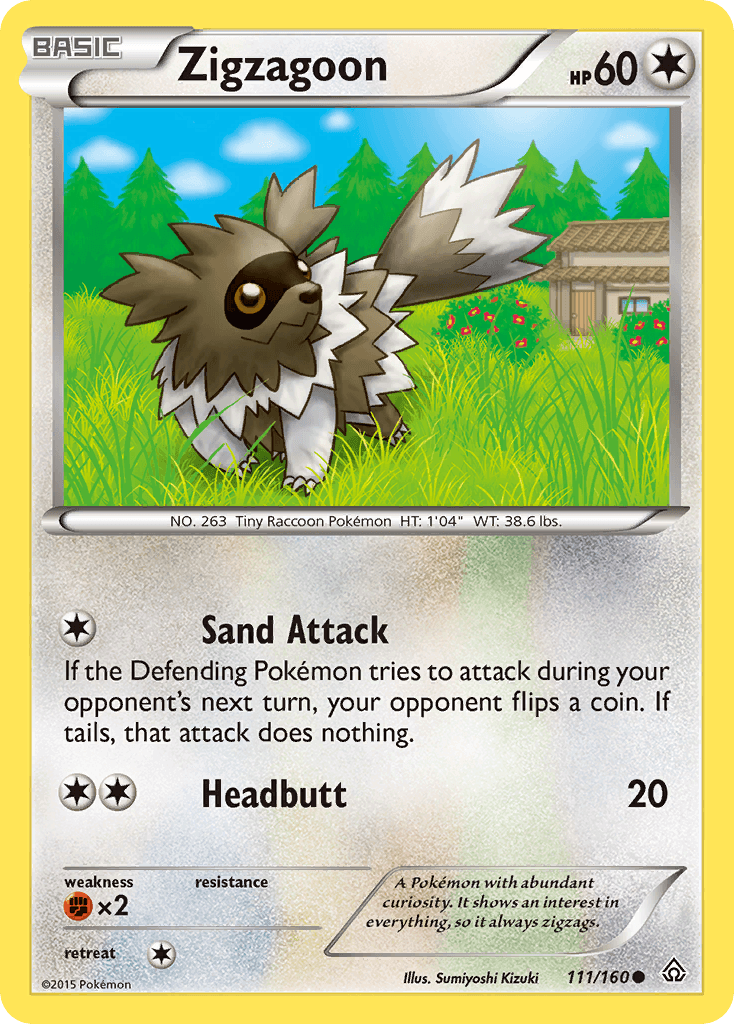 Zigzagoon, kortbilde fra pokemontcg.io