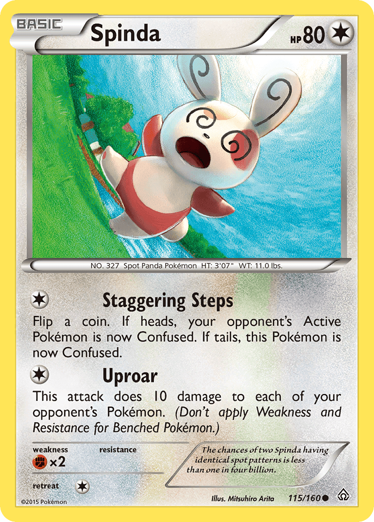 Spinda, kortbilde fra pokemontcg.io