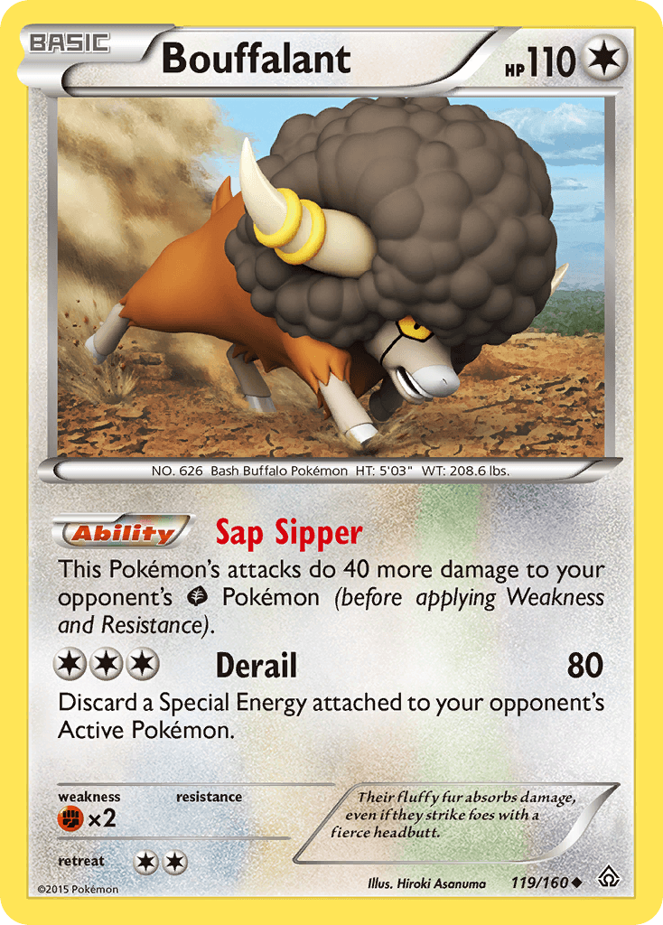 Bouffalant, kortbilde fra pokemontcg.io